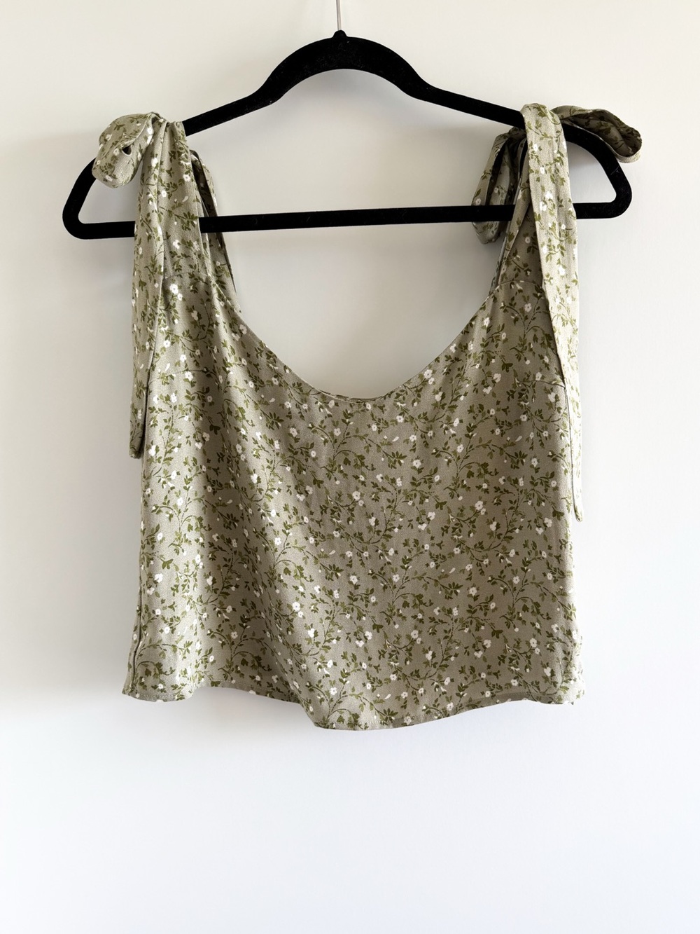 Reformation Floral Tie-Shoulder Cami